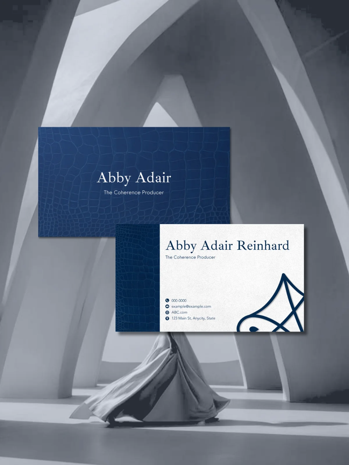 Abby Adair Reinhard business card suite