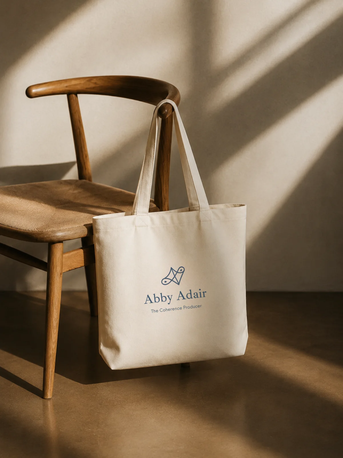 Abby Adair Reinhard branded tote bag