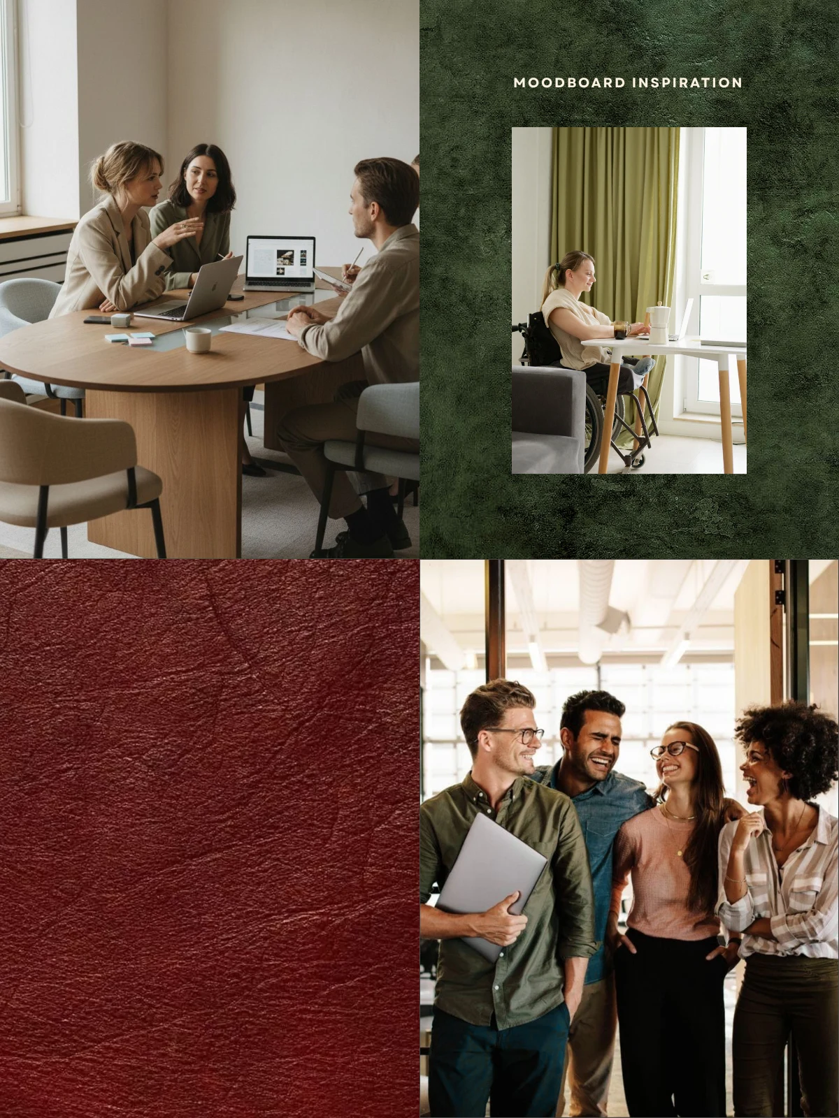 Cheers to Access workplace moodboard inspiration