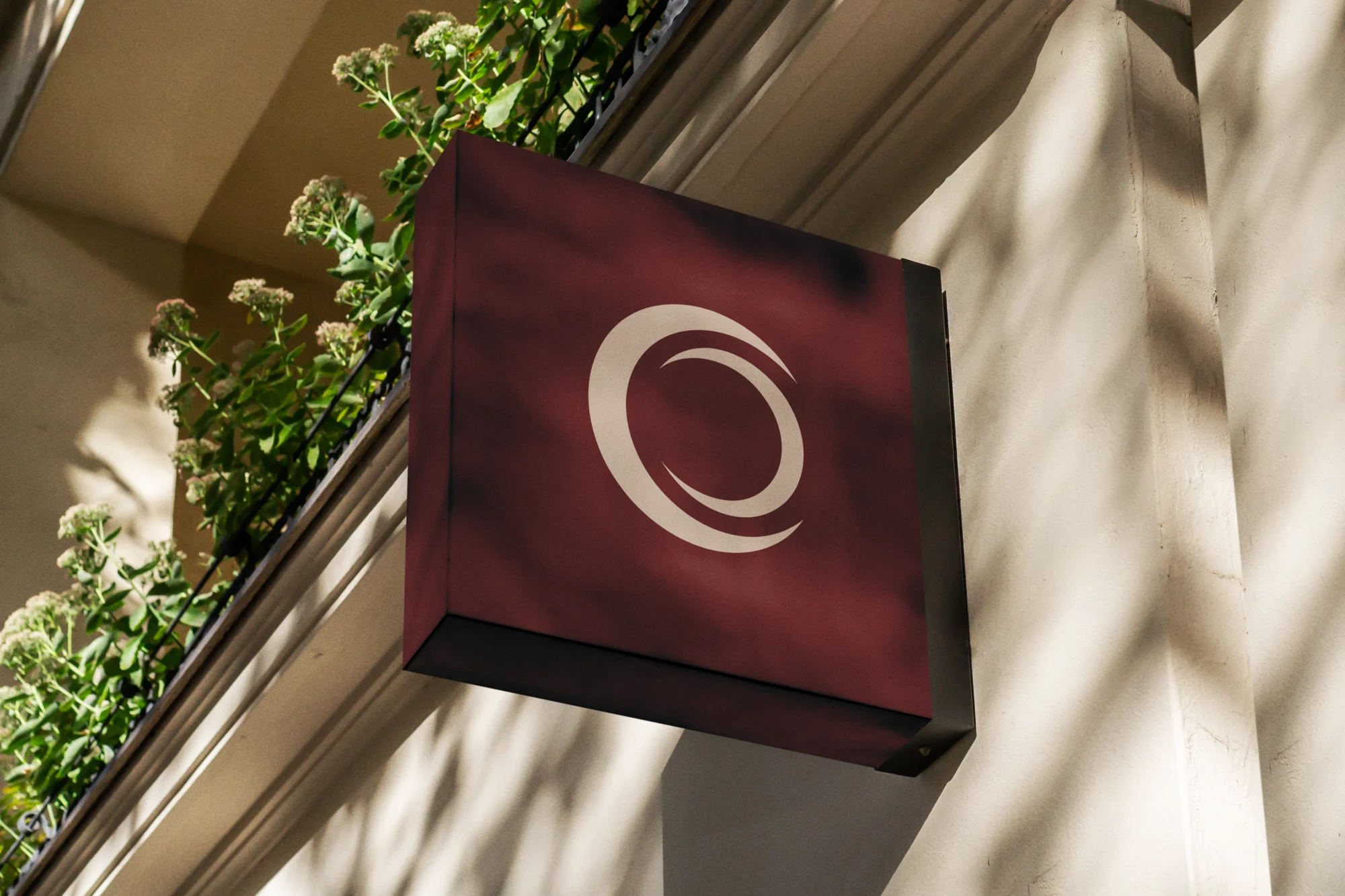 Cheers to Access circular mark on exterior signage