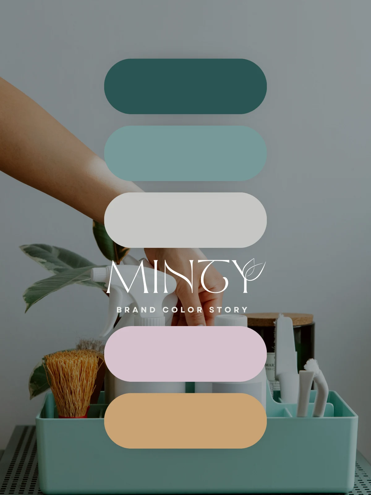 Minty Care Connections brand color story