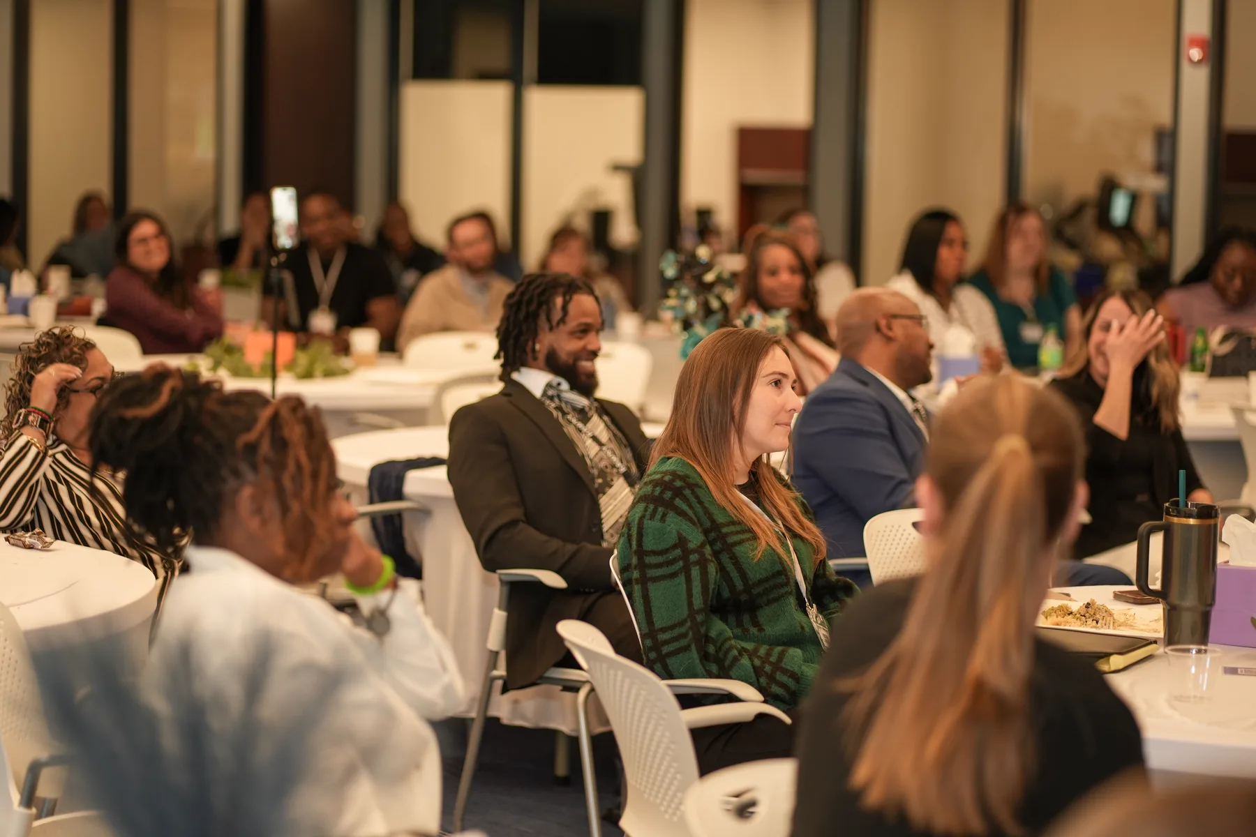 Guests listening during the RAWNY Reentry Connections Conference