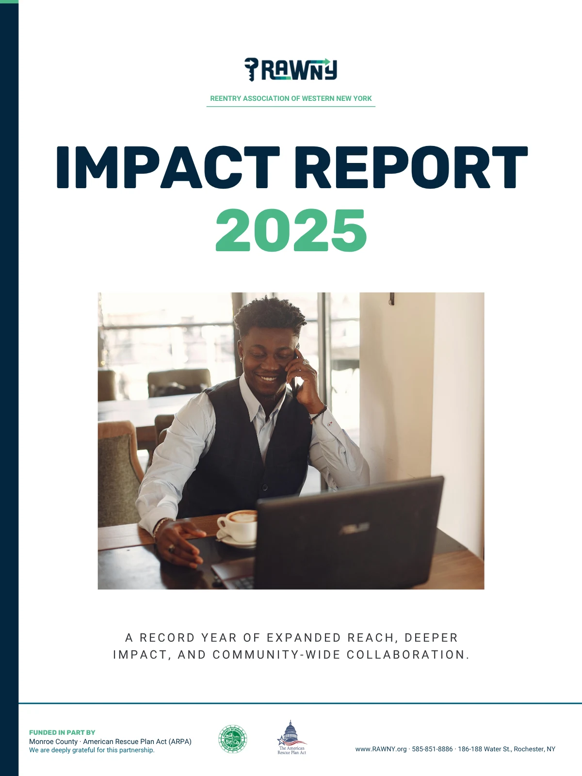 RAWNY 2025 Impact Report cover